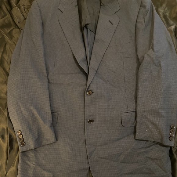 OXXFORD Blazer (44, Navy, Wool) - Picture 1 of 4